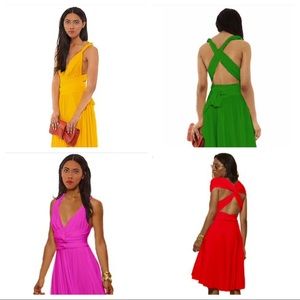 Michelle New York Convertible Dress (Red)